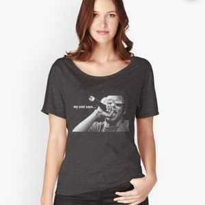 Bella Canvas Mos Def Relaxed Fit Women’s T Shirt Heather Grey Medium